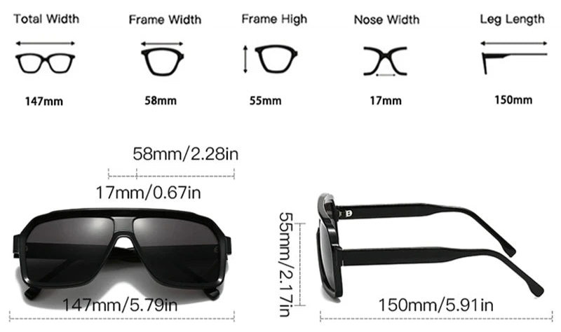 Prescott Aviator Sunglasses