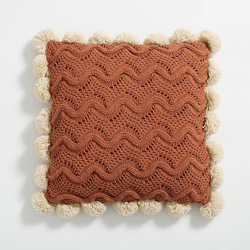 Mohavera Handwoven Knit Pillow Covers