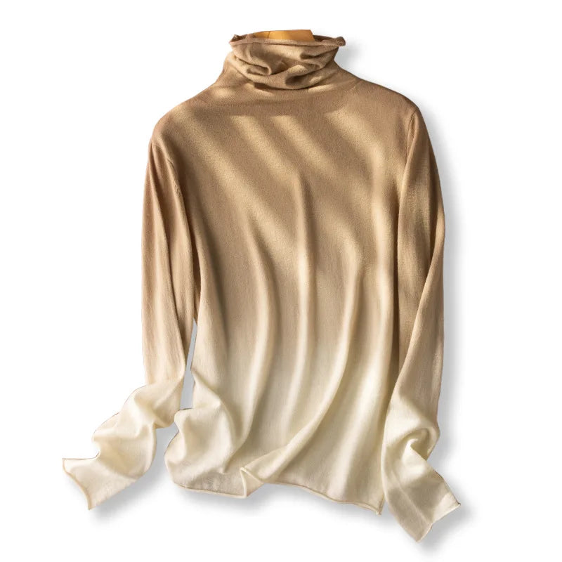 Costia Lightweight Premium Wool Turtleneck Sweater