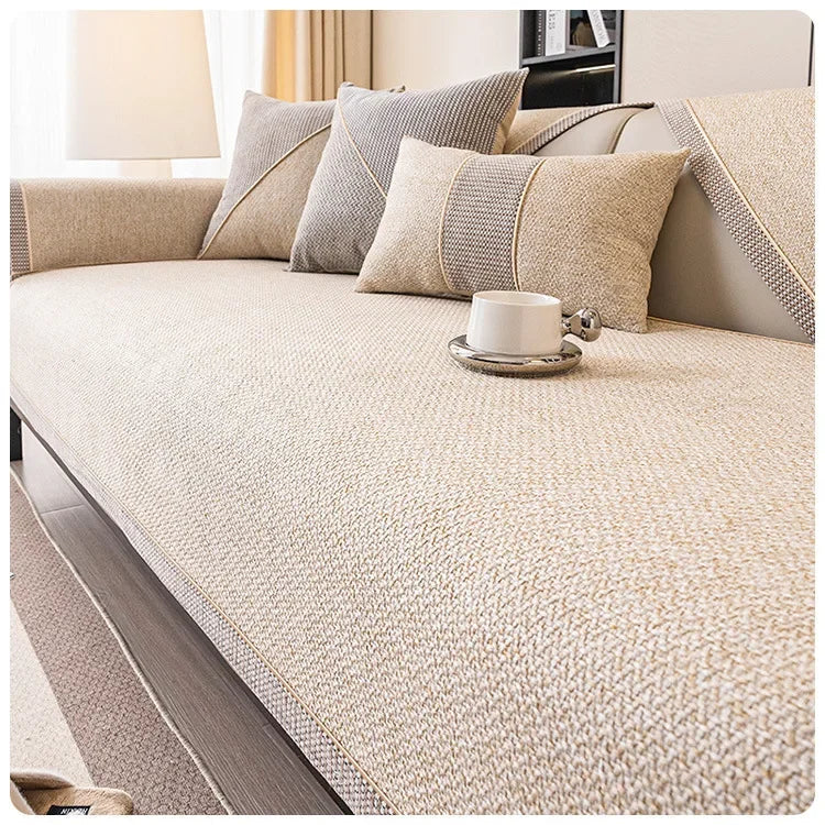 5 COLORS / Chenville Couch Sofa Slipcover