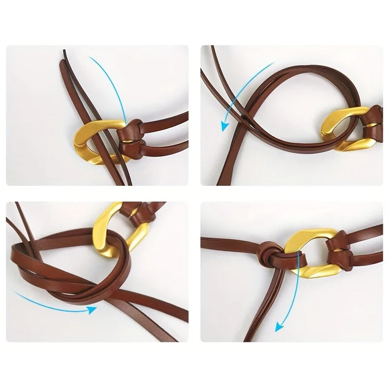 Hartley Leather Knot Belt