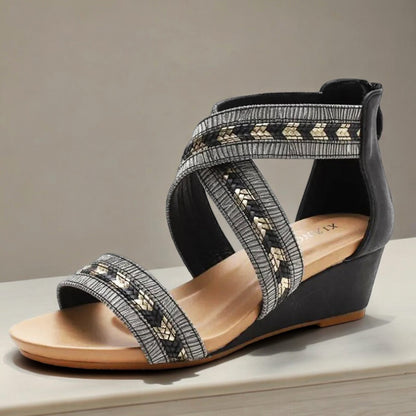 Mevia Wedge Sandals