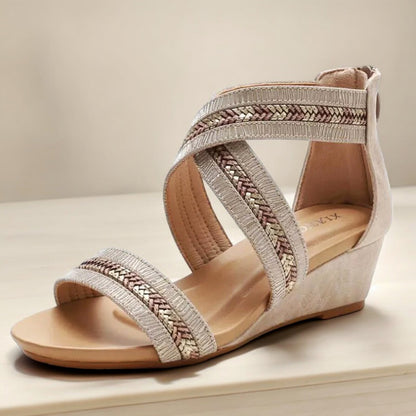 Mevia Wedge Sandals