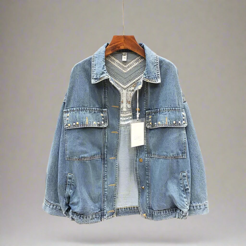 Valente Embroidered Denim Jacket