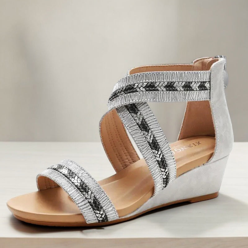 Mevia Wedge Sandals