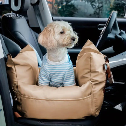 PuppyPorter On-the-Go Car Bed Carrier for Dogs and Cats