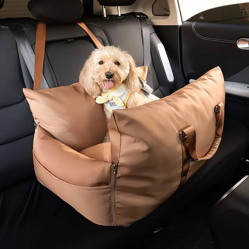 PuppyPorter On-the-Go Car Bed Carrier for Dogs and Cats