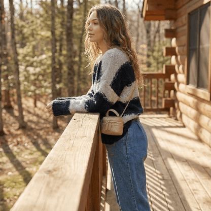 Marchella Stripe Relaxed Sweater