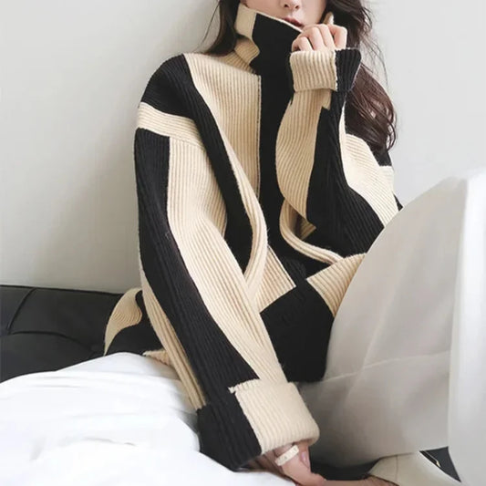 London Turtleneck Oversized Sweater