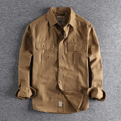 Terso Cotton Safari Shirt