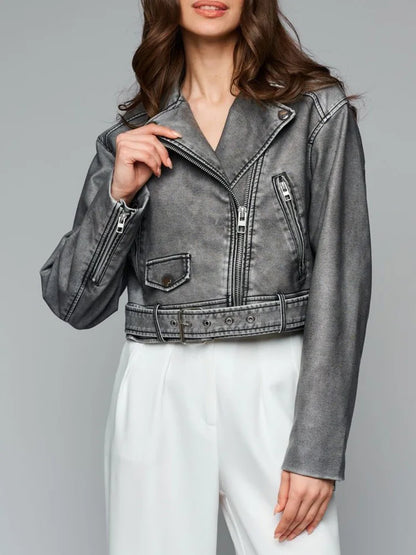 Norsi Leather Biker Jacket