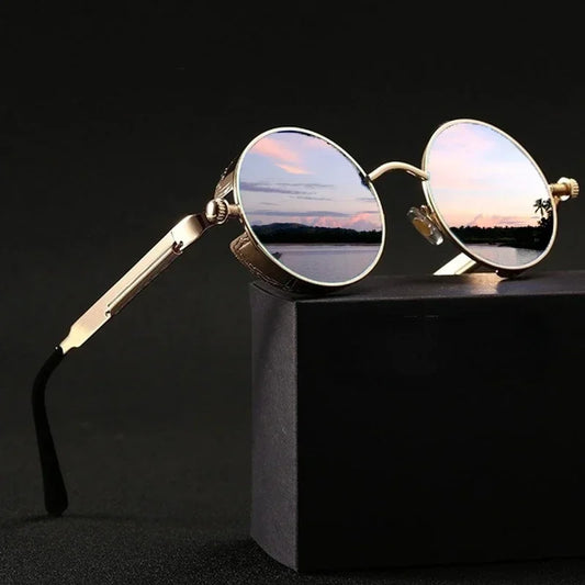 Demanco Metal Steampunk Sunglasses