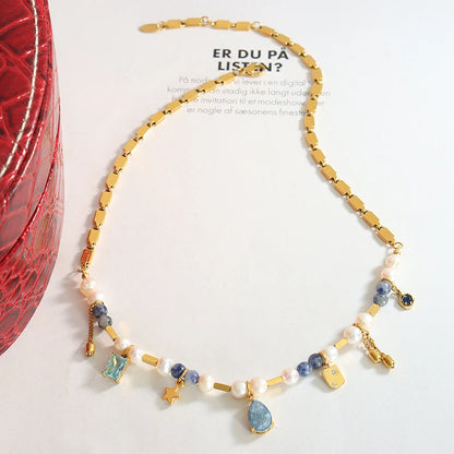 Fayex Faux Pearl Beads Necklace