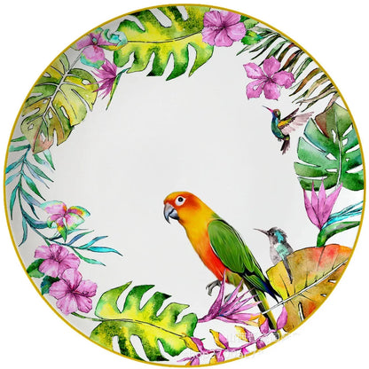 Laila Porcelain China Plate Set