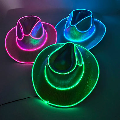 Cowboy LED Glowing Hat