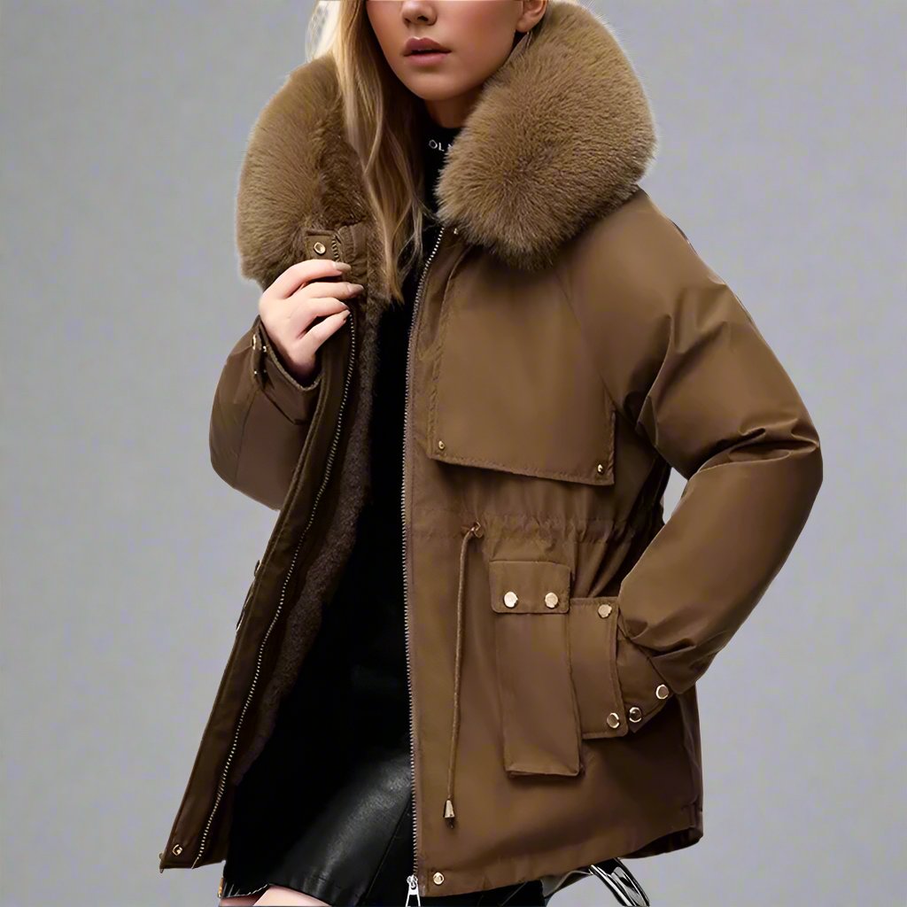 Oae Faux Fur Puffer Coat