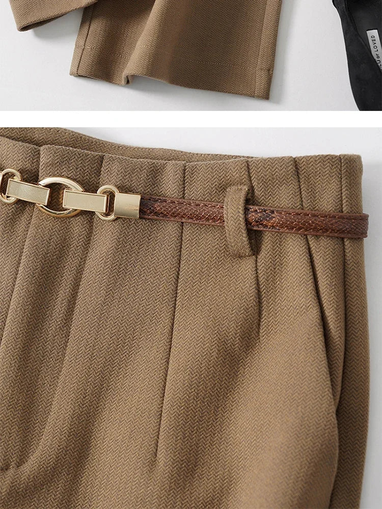 The Maison Soft Wide-Leg Flannel Pant