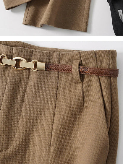 The Maison Soft Wide-Leg Flannel Pant