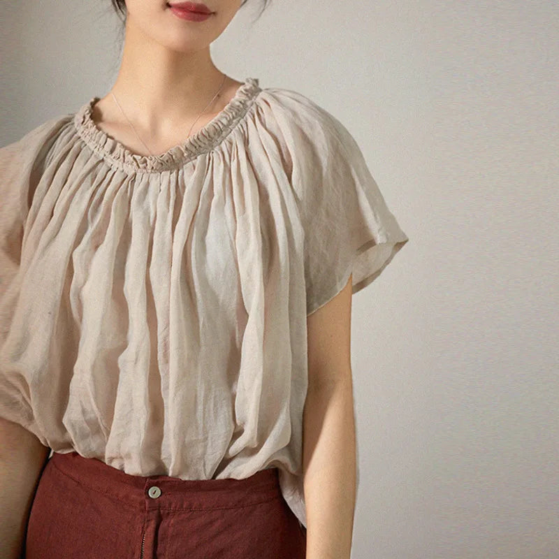 Amelia Ruffled Blouse