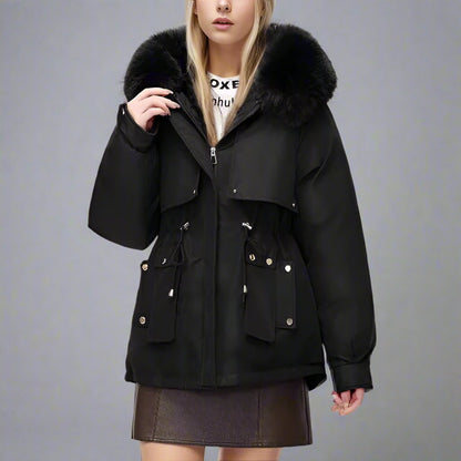 Oae Faux Fur Puffer Coat