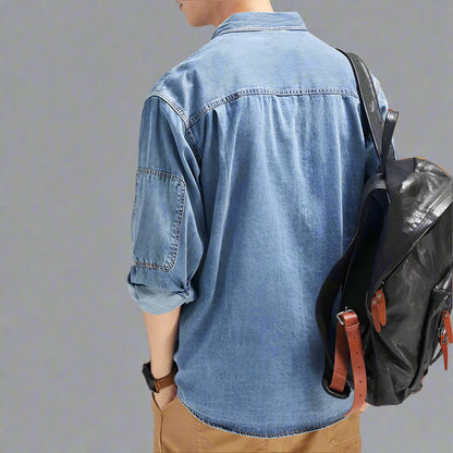 Edge Denim Pocket Shirt