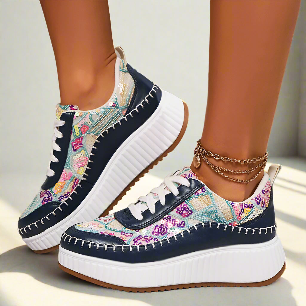 Bexley Noir Patch Sneakers