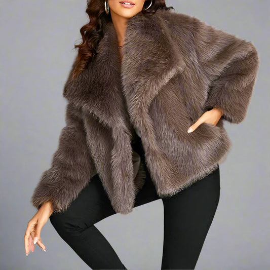 Hazel Faux Fur Coat