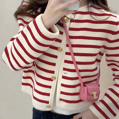 Newport Striped Cardigan