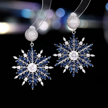 Isabella Snowflake Zirconia Earring