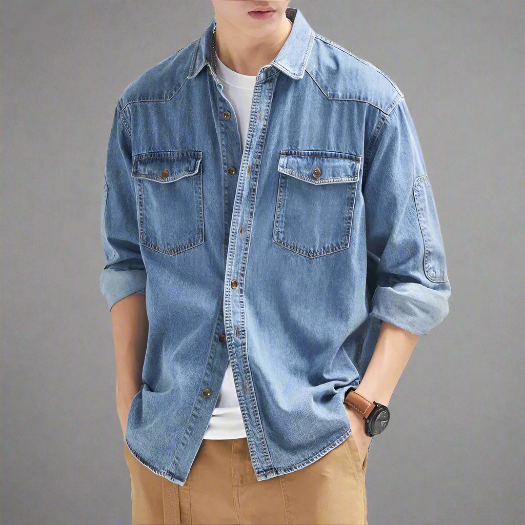 Edge Denim Pocket Shirt