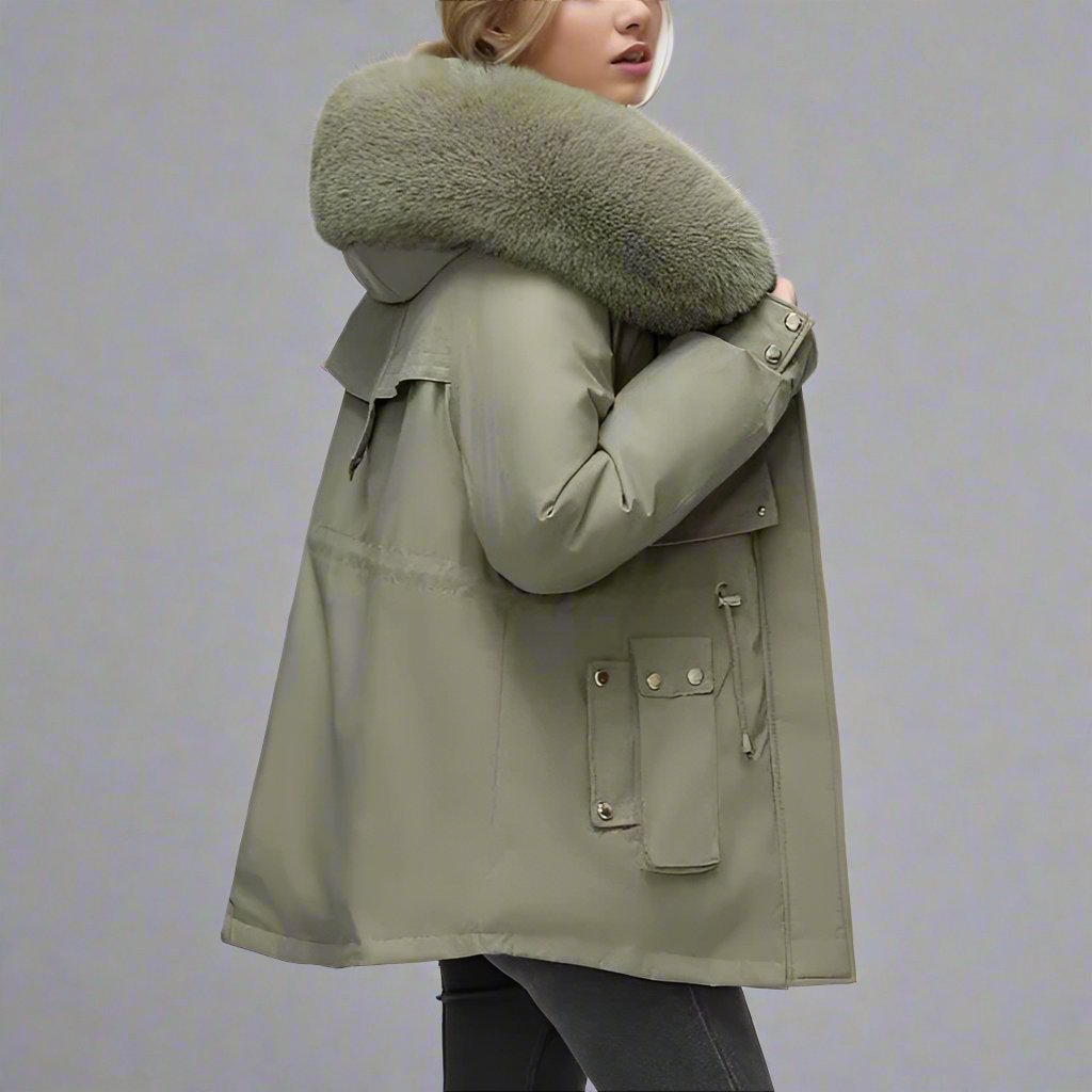 Oae Faux Fur Puffer Coat