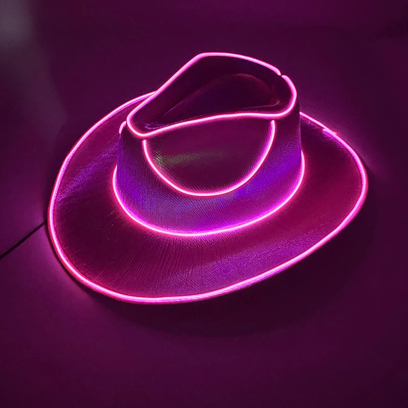 Cowboy LED Glowing Hat