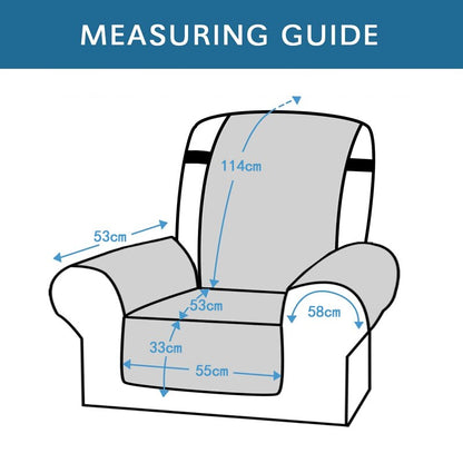 7 FARBEN / Gesteppter Sesselbezug, Couchschutz, Sofaüberwurf für Sofas, Schnittbezug