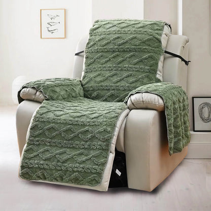 7 COLORS / 3-Piece Set Quilted Armchair Recliner Cover Anti Slip Sofa Couch Protector For Couches Slipcover