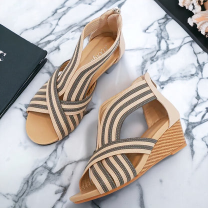 Soleil Wedge Heel Sandals