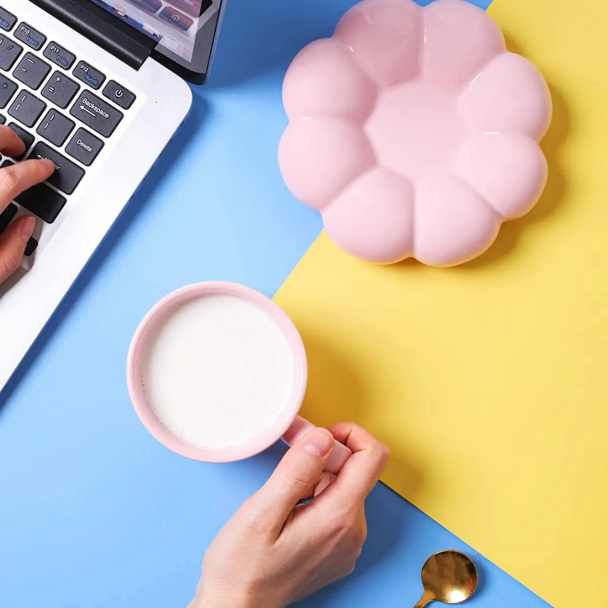 Puffy Dream Ceramic Coffee Mug Set