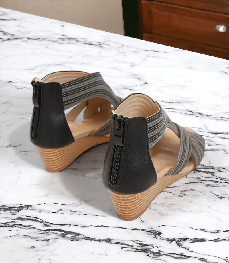 Soleil Wedge Heel Sandals