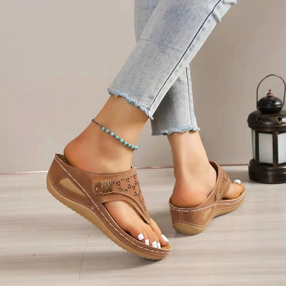 Serenity Stride Wedge Sandals