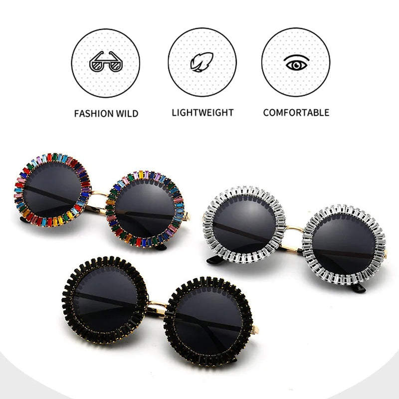 Gemstone Glam Stud Sunglasses