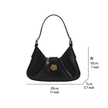 NoirLuxe Shoulder Hobo Bag