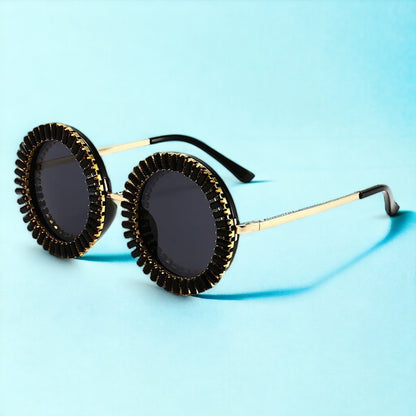 Gemstone Glam Stud Sunglasses