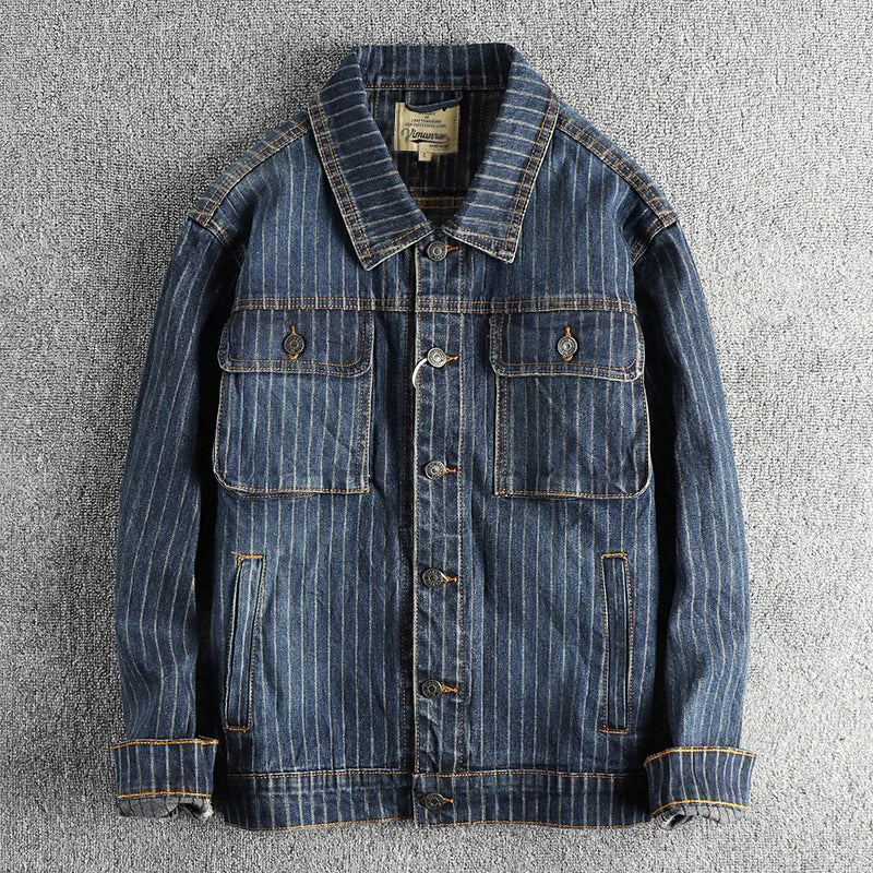 V-Retro Denim Trucker Jacket