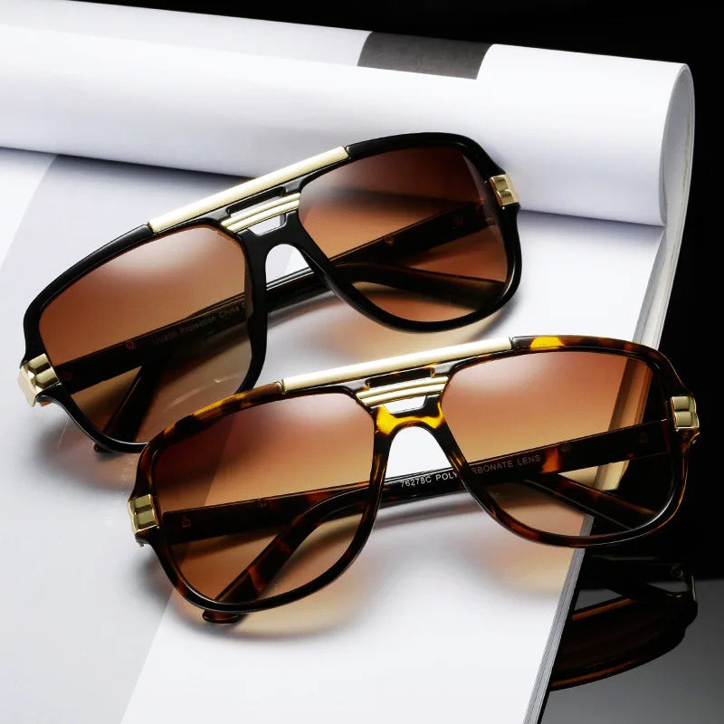 RetroChic Aviator Sunglasses