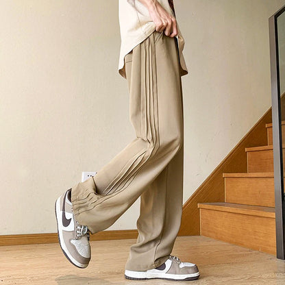 Masben Loose Elastic Waist Pants