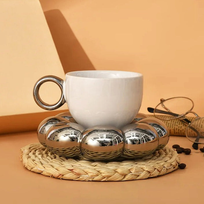 Puffy Dream Ceramic Coffee Mug Set