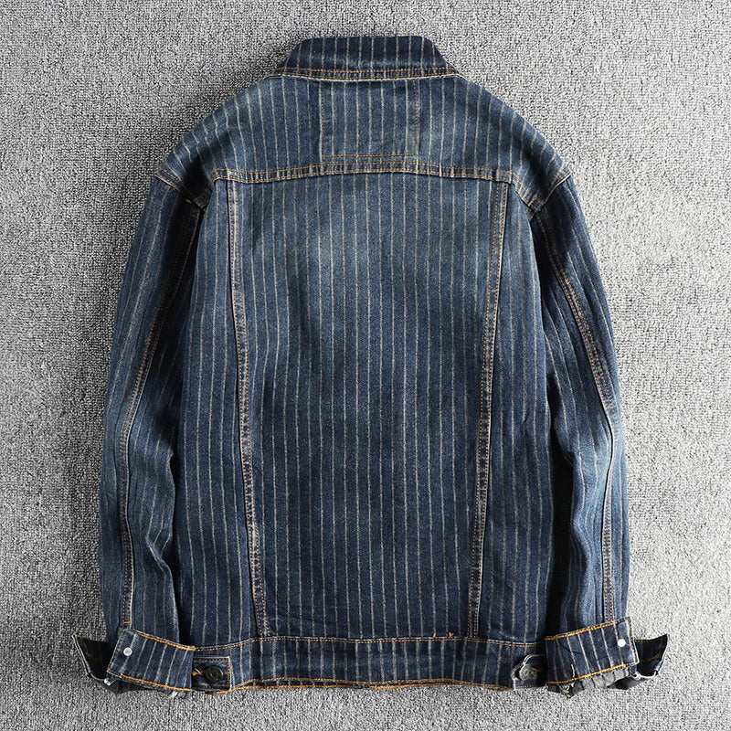 V-Retro Denim Trucker Jacket