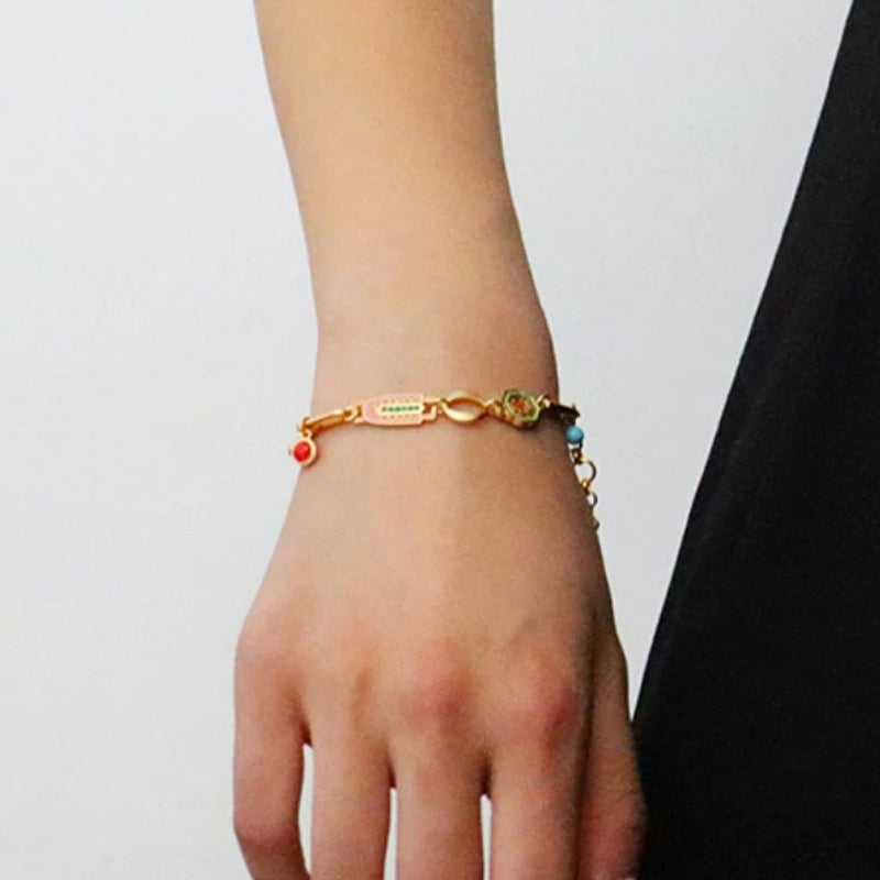 Titkos Enamel Chain Bracelet