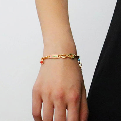 Titkos Enamel Chain Bracelet
