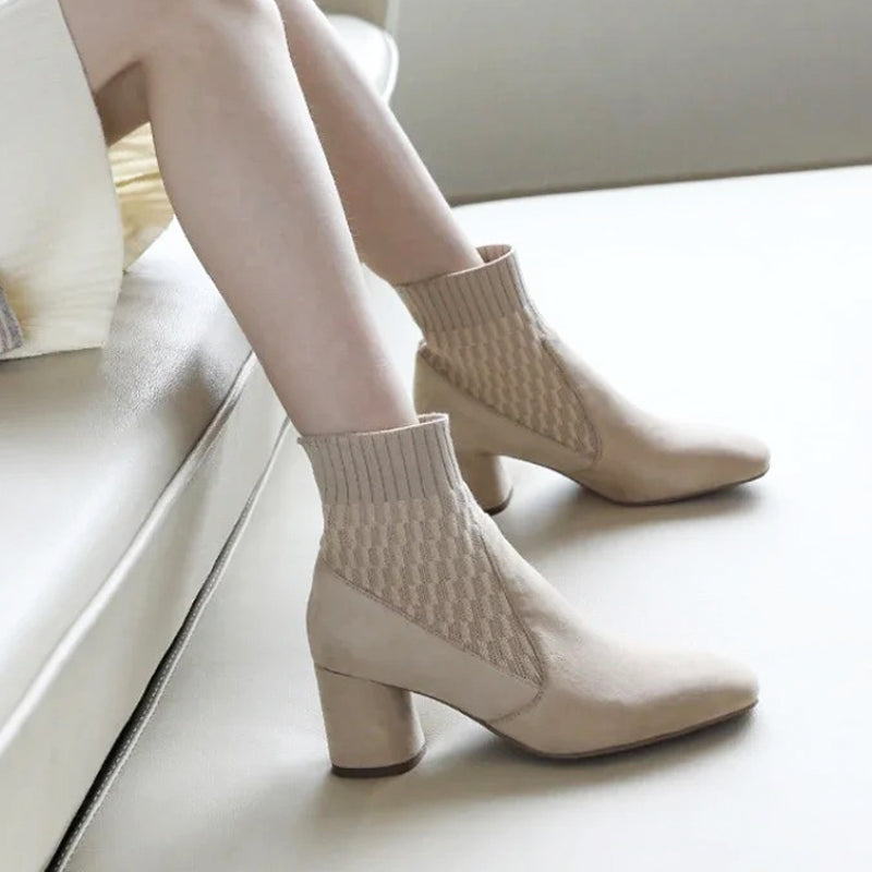 Haskins Block Heel Ankle Boots