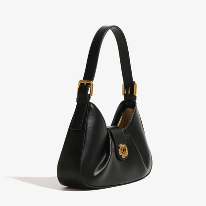 NoirLuxe Shoulder Hobo Bag